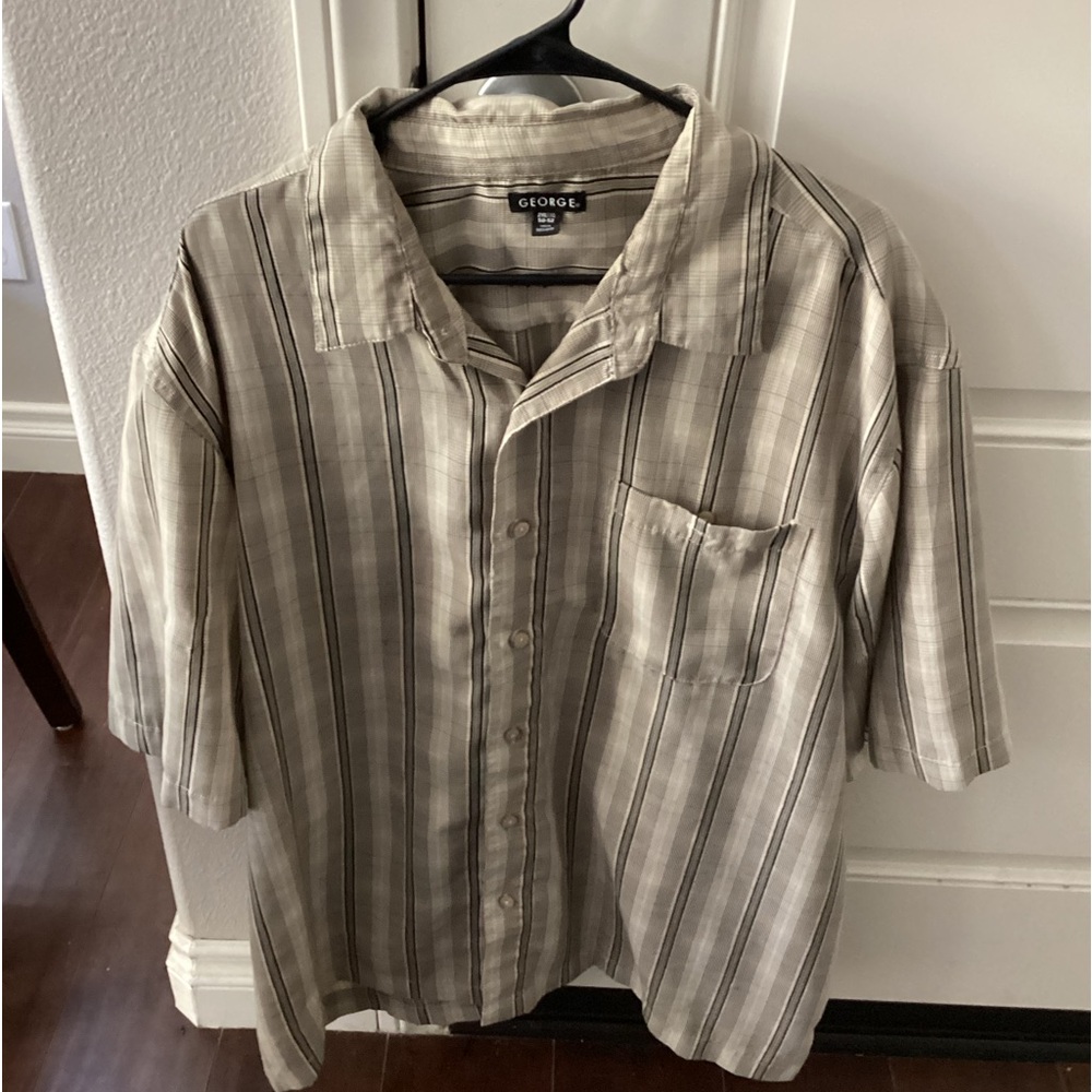 George Tan Button Up - XXL